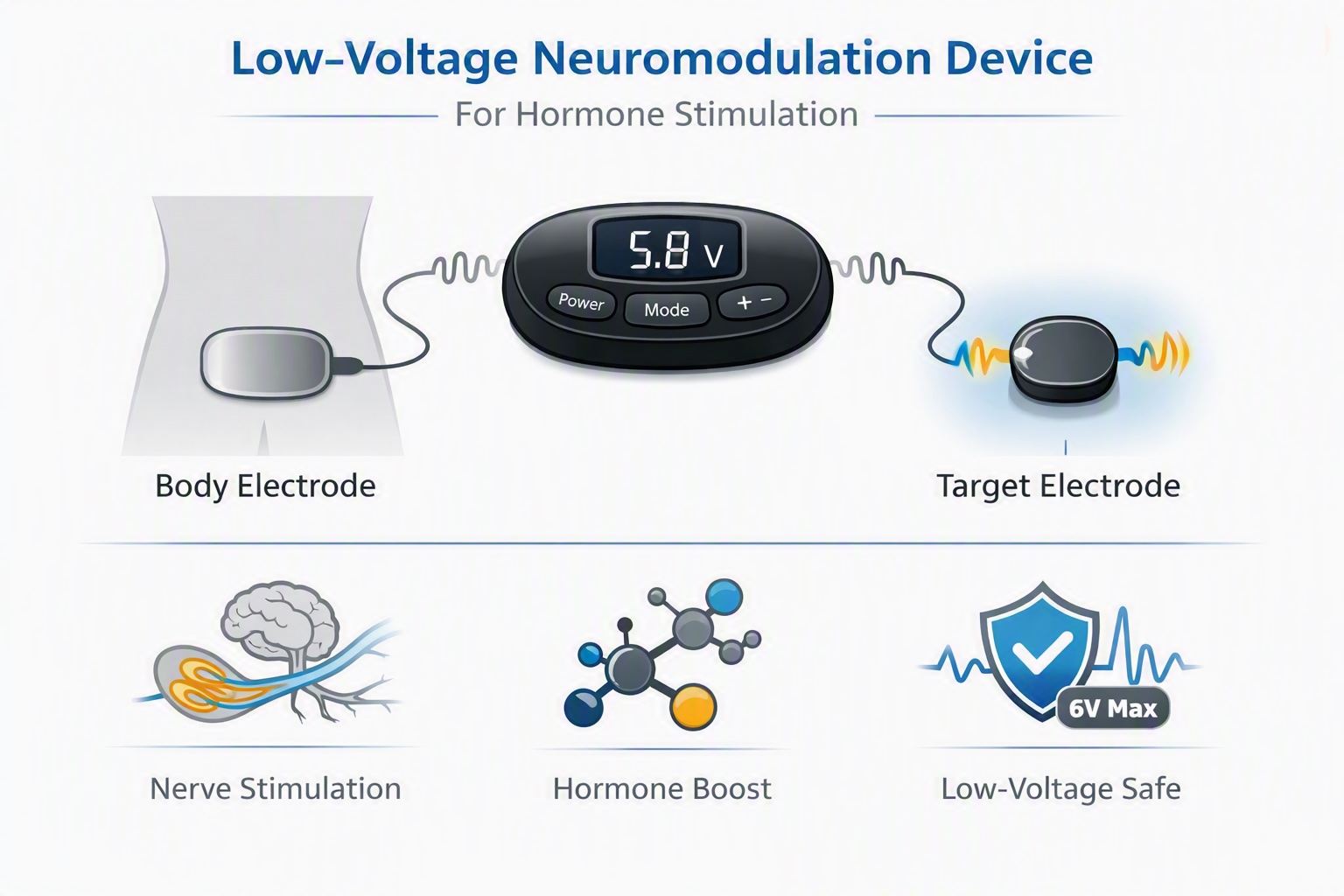 Low-Voltage Neuromodulation System